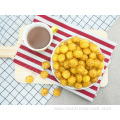 Super cuttlefish flavour balls puffed food for supermarket